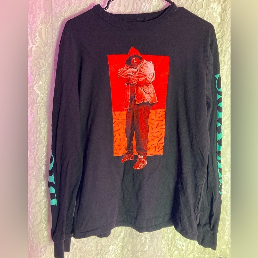 The Notorious B.I.G Biggie Smalls Long Sleeve Black Shirt